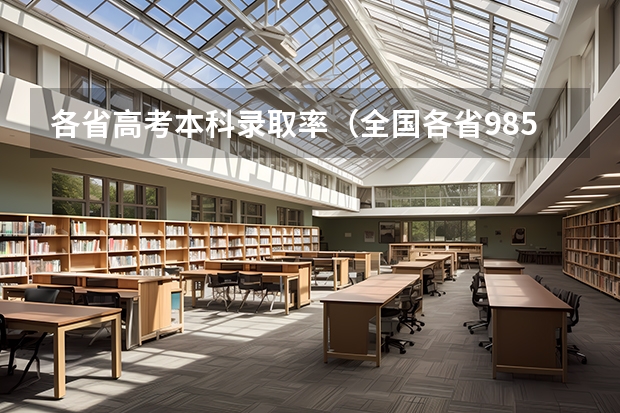 各省高考本科录取率（全国各省985、211录取率）