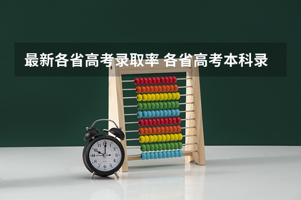 最新各省高考录取率 各省高考本科录取率