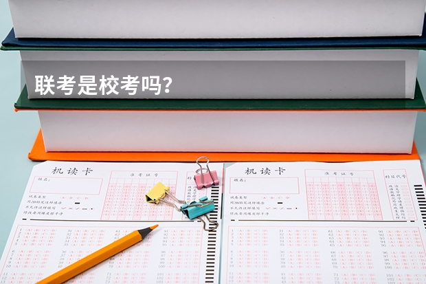 联考是校考吗？
