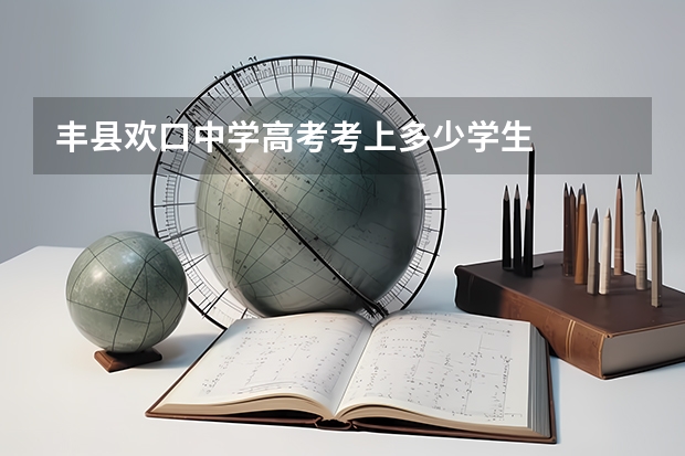 丰县欢口中学高考考上多少学生