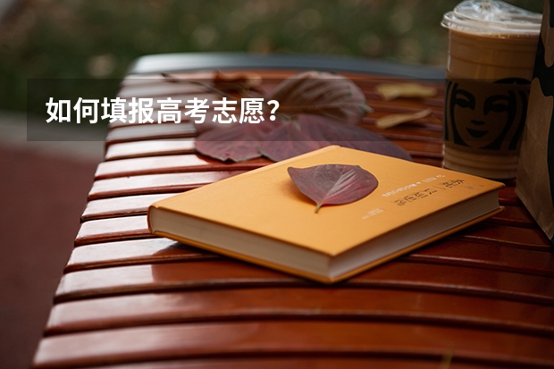 如何填报高考志愿？
