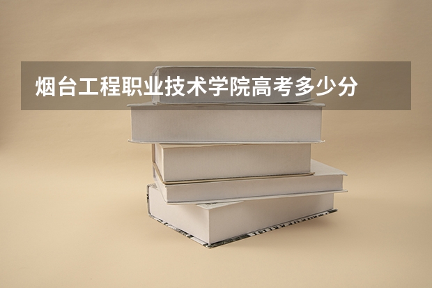 烟台工程职业技术学院高考多少分