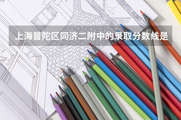 上海普陀区同济二附中的录取分数线是多少
