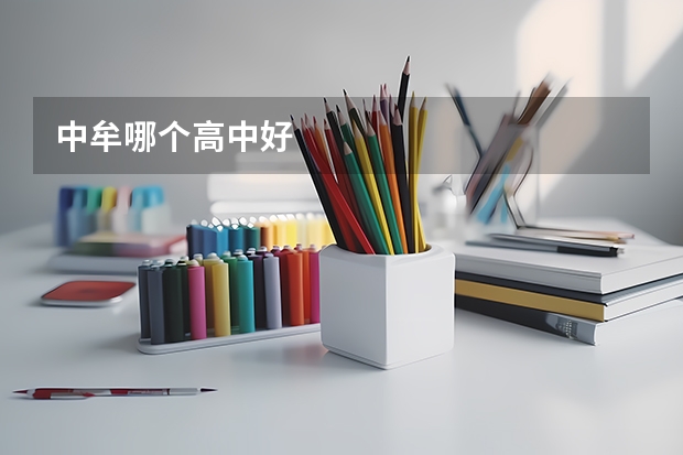 中牟哪个高中好