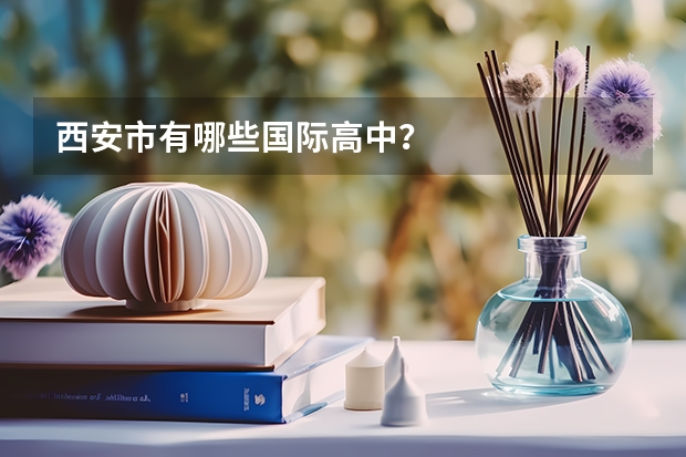 西安市有哪些国际高中?