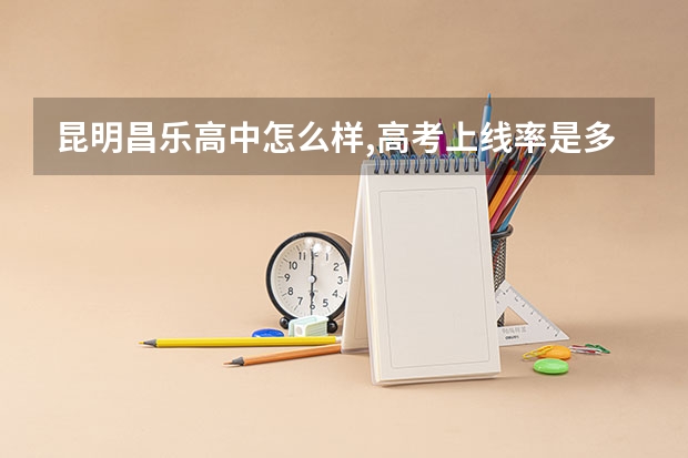 昆明昌乐高中怎么样,高考上线率是多少?