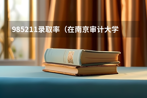 985211录取率（在南京审计大学读书是一种怎样的体验？）