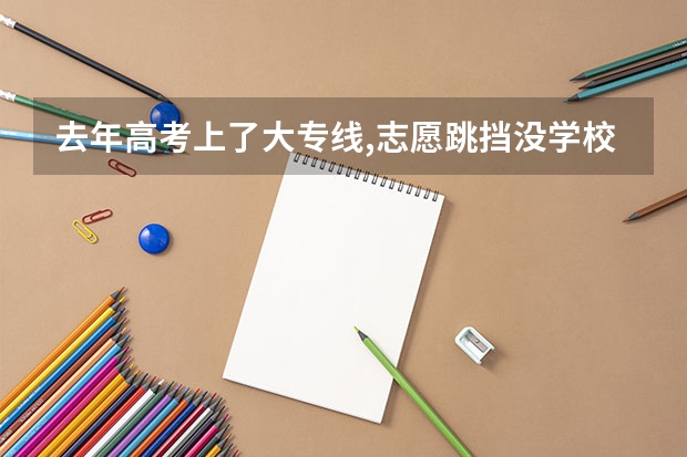 去年高考上了大专线,志愿跳挡没学校录取,今年还可以读书吗？