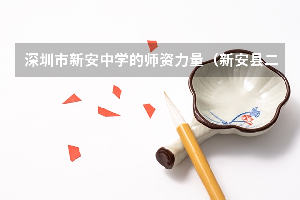 深圳市新安中学的师资力量（新安县二高餐厅中标单位）
