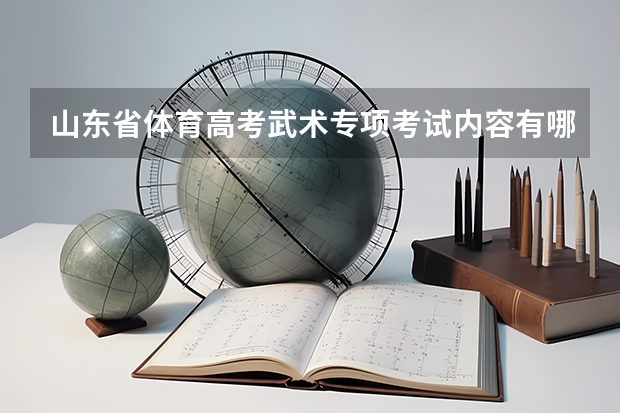 山东省体育高考武术专项考试内容有哪些?