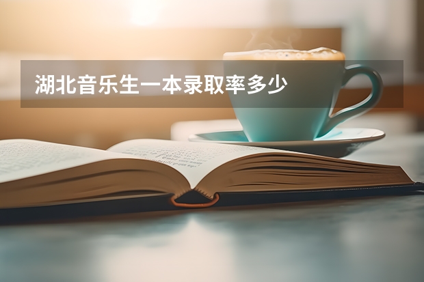 湖北音乐生一本录取率多少