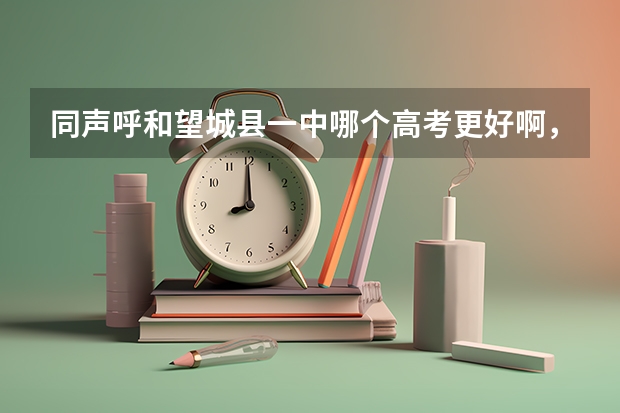 同声呼和望城县一中哪个高考更好啊，还有各个方面情况啊
