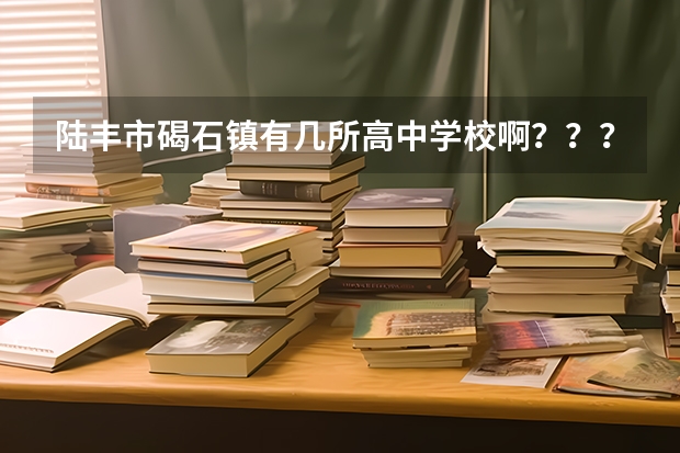 陆丰市碣石镇有几所高中学校啊？？？哪个比较好点？