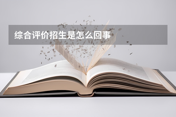 综合评价招生是怎么回事