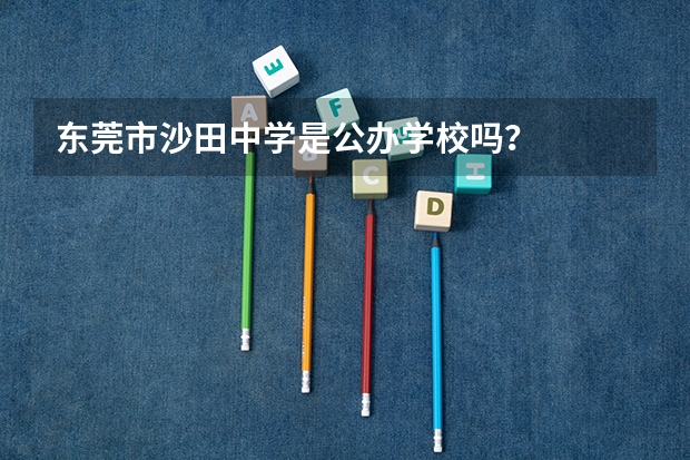 东莞市沙田中学是公办学校吗？