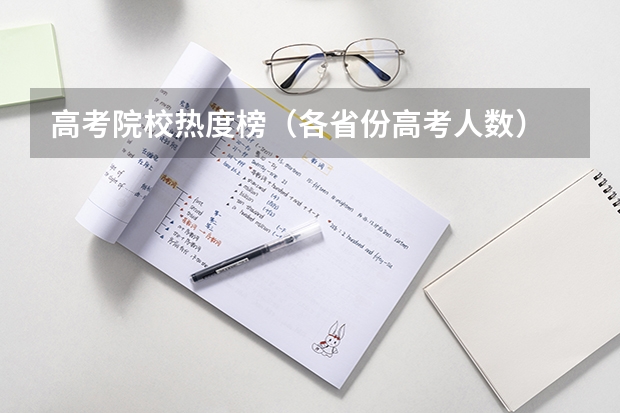 高考院校热度榜（各省份高考人数）