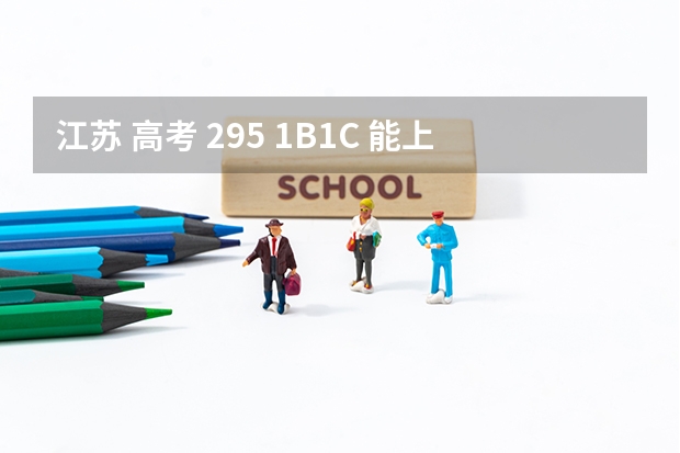 江苏 高考 295 1B1C 能上太湖学院或者南林南方学院或者南通大学杏林学院吗 知道的来凑热闹的自重