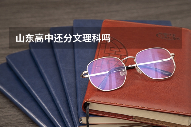 山东高中还分文理科吗
