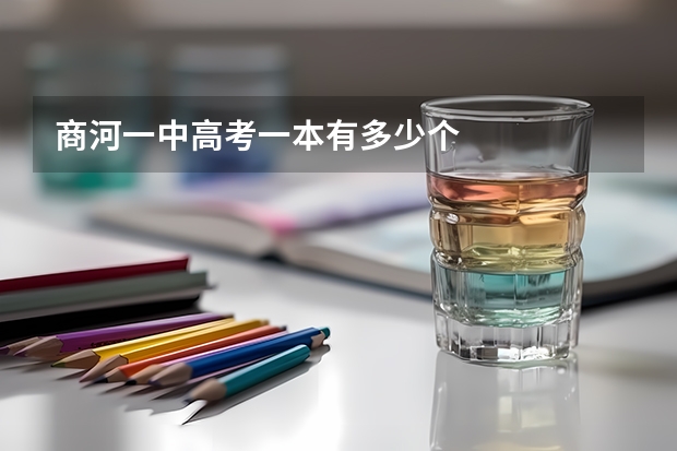 商河一中高考一本有多少个