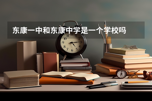 东康一中和东康中学是一个学校吗