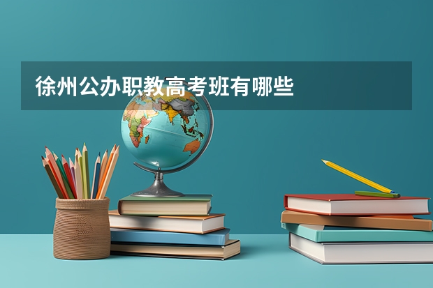 徐州公办职教高考班有哪些