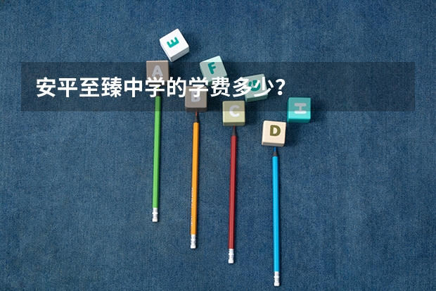 安平至臻中学的学费多少？