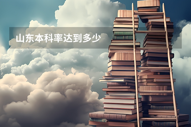 山东本科率达到多少