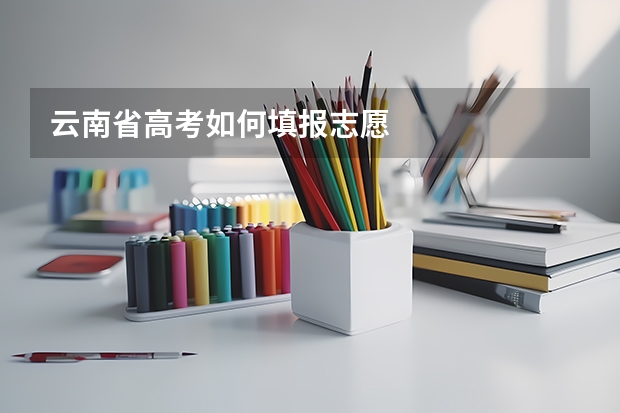 云南省高考如何填报志愿