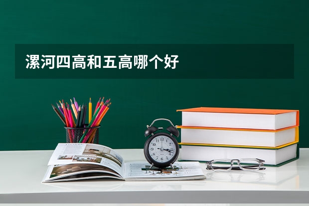 漯河四高和五高哪个好