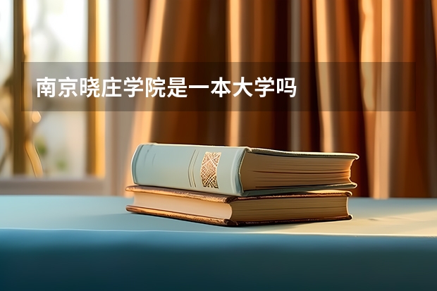 南京晓庄学院是一本大学吗