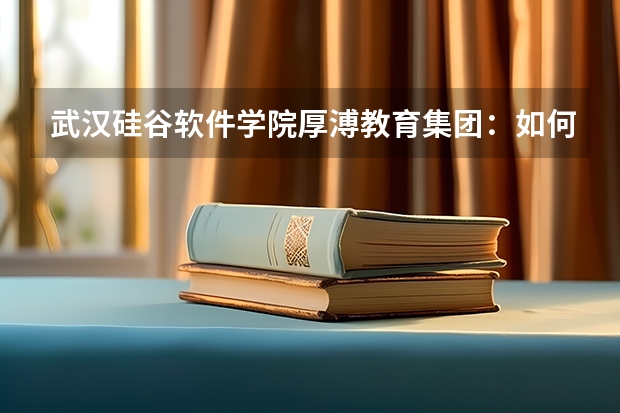 武汉硅谷软件学院厚溥教育集团：如何实现个性化教育并培养创新人才？